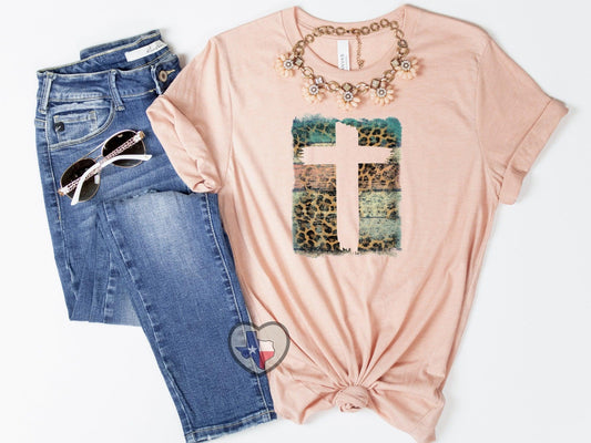Leopard Knock Out Cross DTF