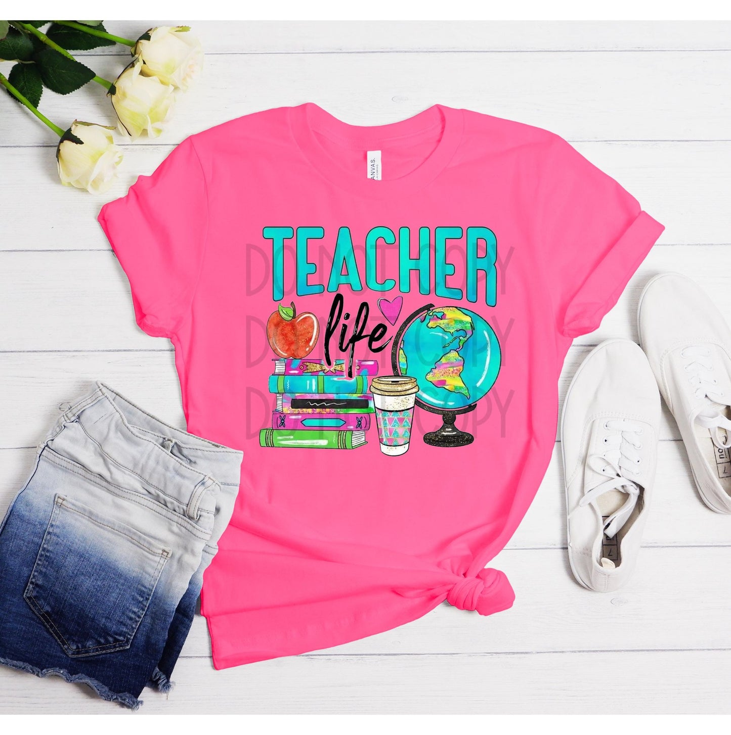 Teacher Life (Globe) DTF
