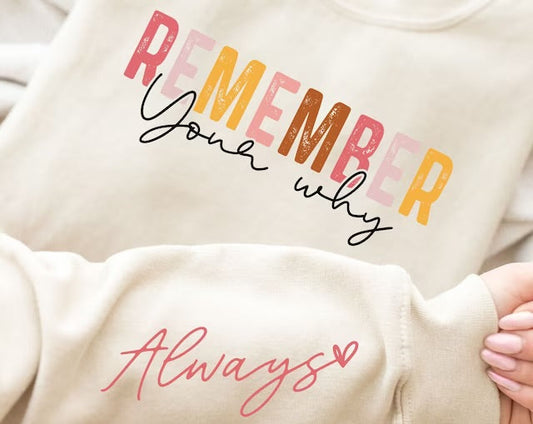 Remember Your Why DTF