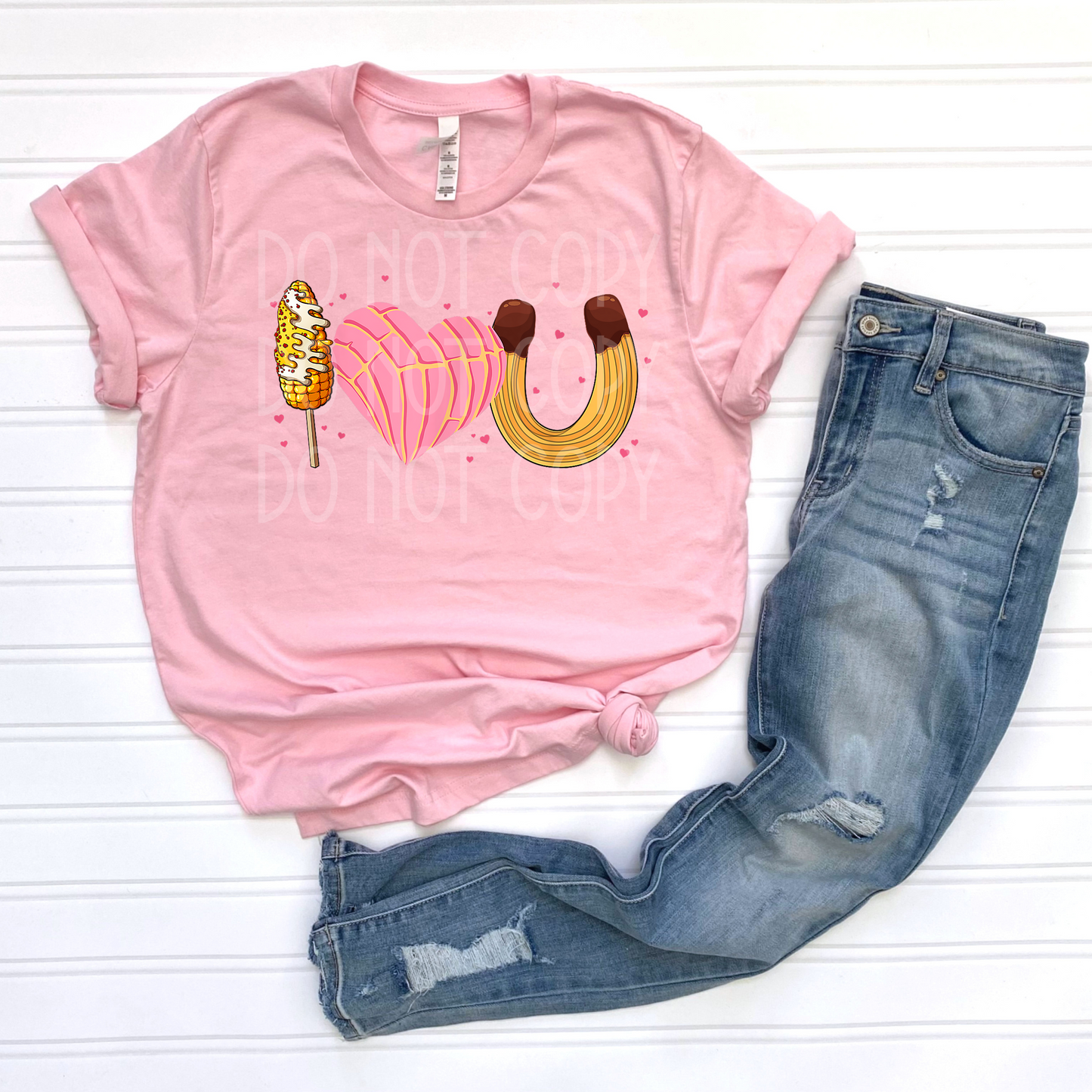 I Love You (Elote, Concha, Churro) DTF