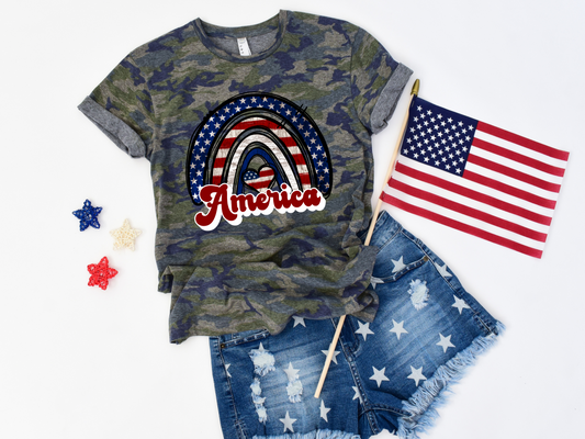 America Rainbow DTF