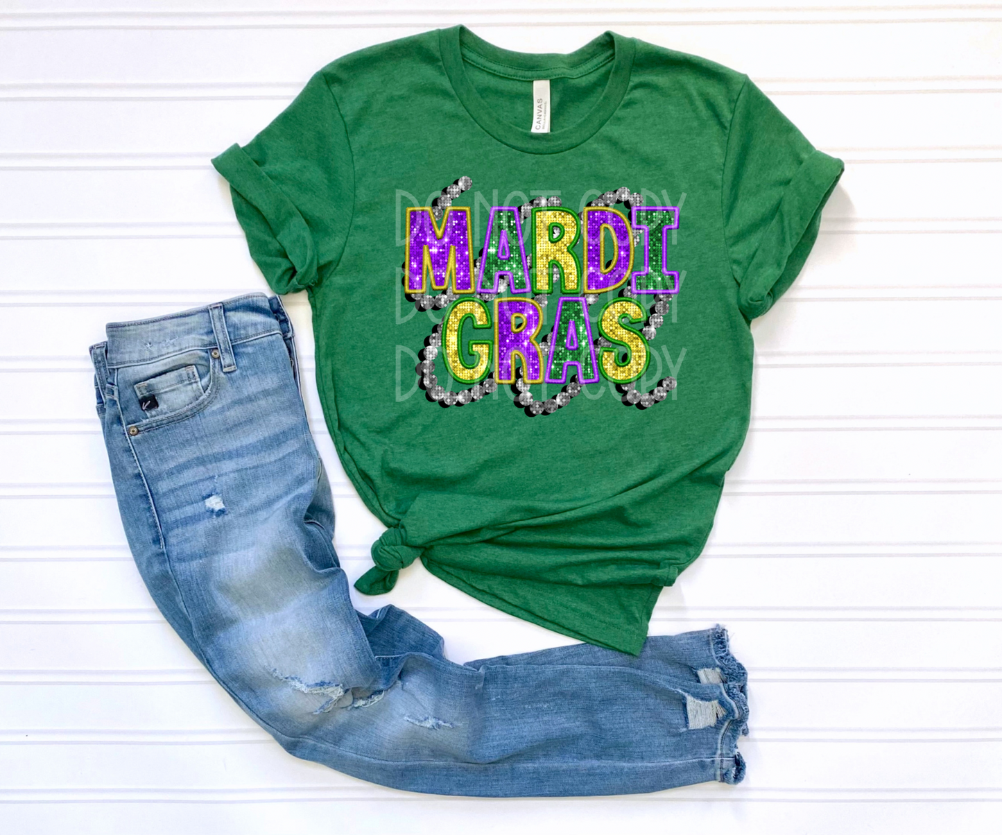 Mardi Gras Beads DTF