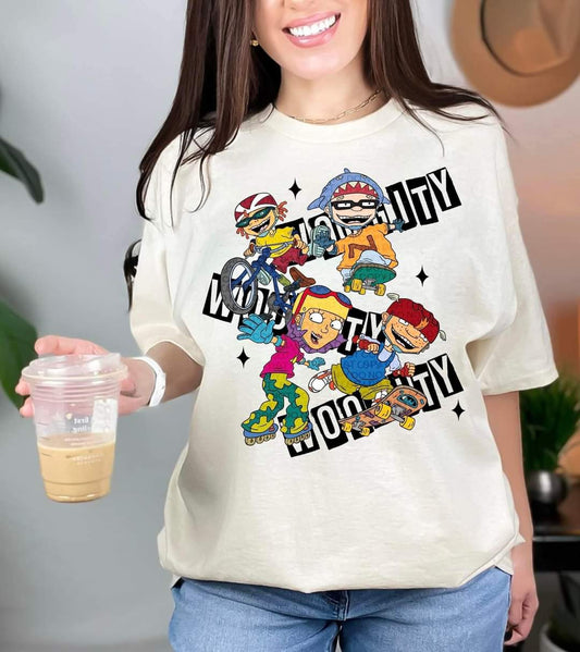 Rocket Power Cartoon DTF