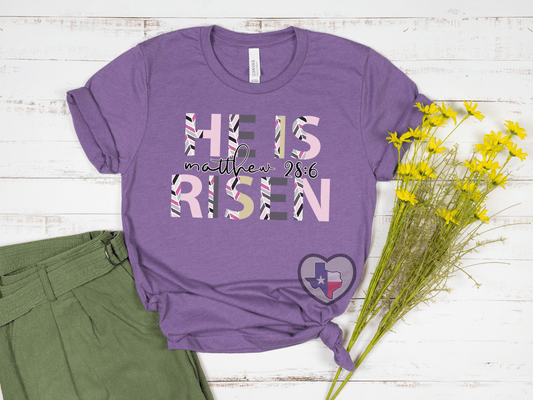 He Is Risen (Matthew 28:6) DTF
