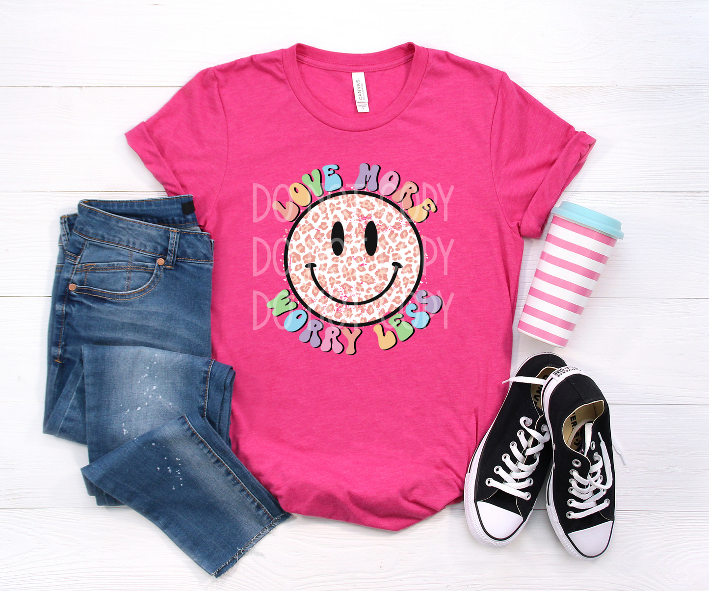 Love More Worry Less DTF