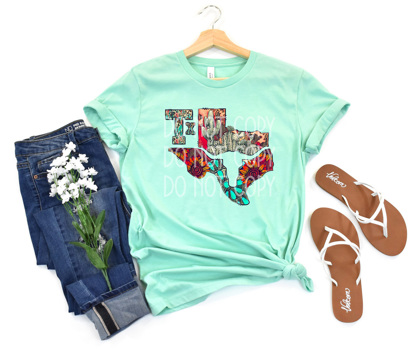 TX Texas Cactus Bull DTF