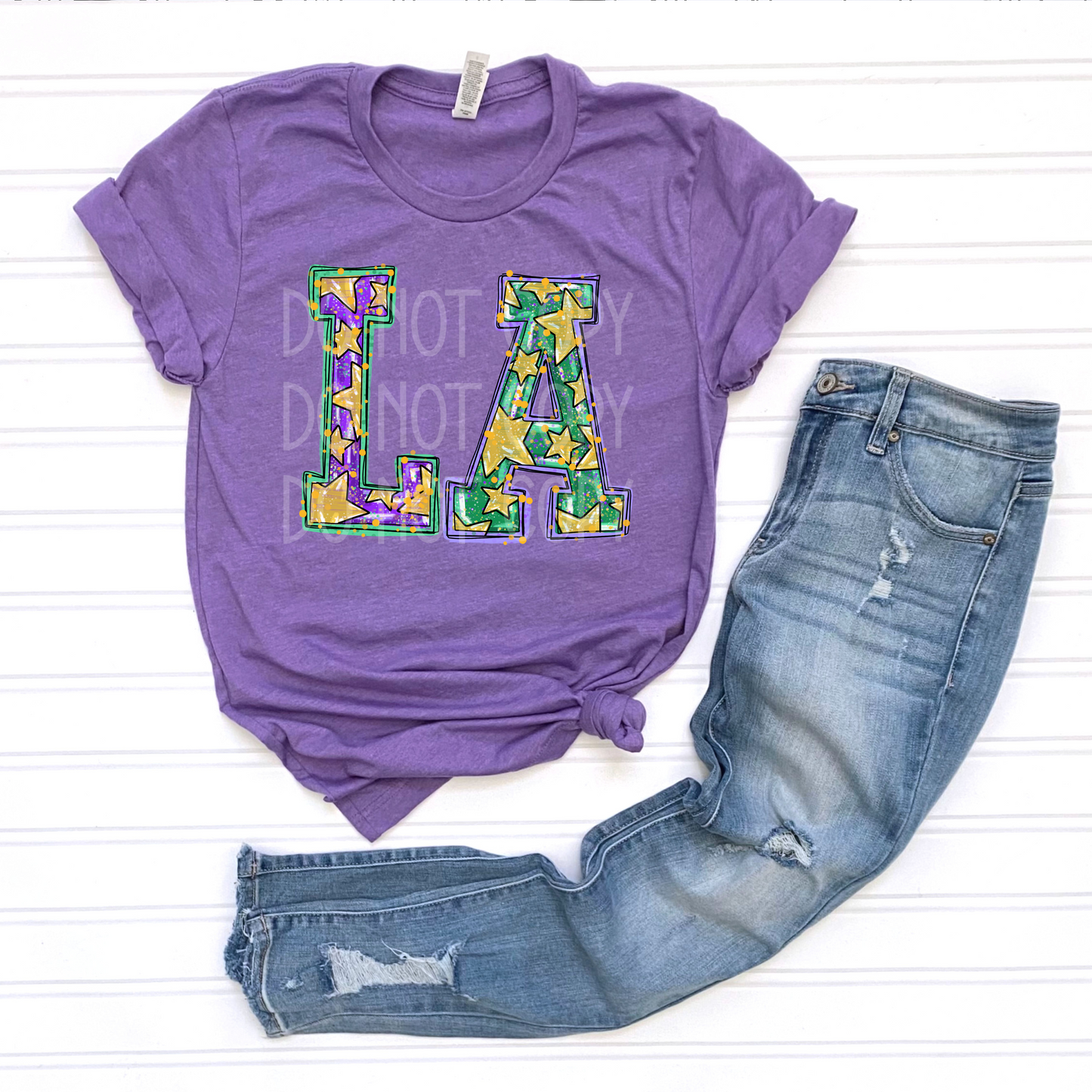 LA Louisiana Mardi Gras DTF