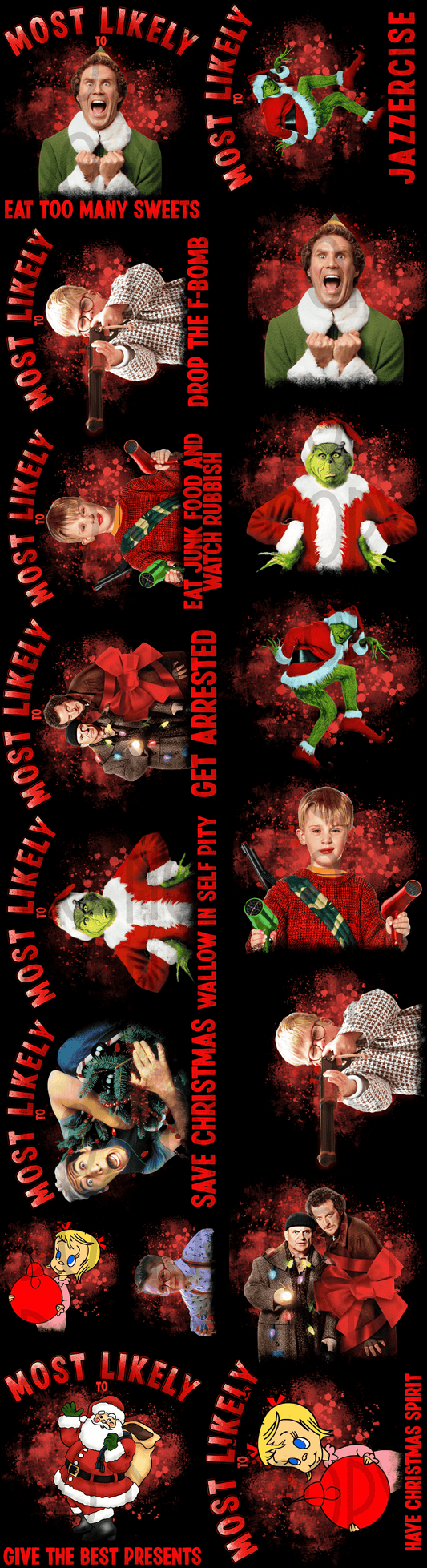 Most Likely to DTF Gang Sheet 84