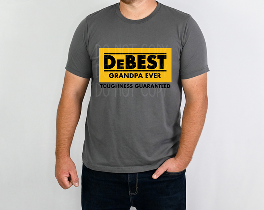DeBest Grandpa Ever DTF