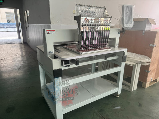 12 Head/Color Spangler Hot Fix Machine