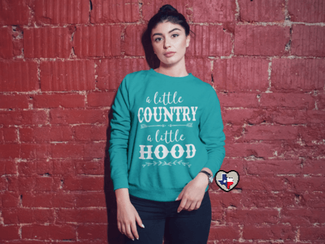 A Little Country - CREAM PRINT DTF