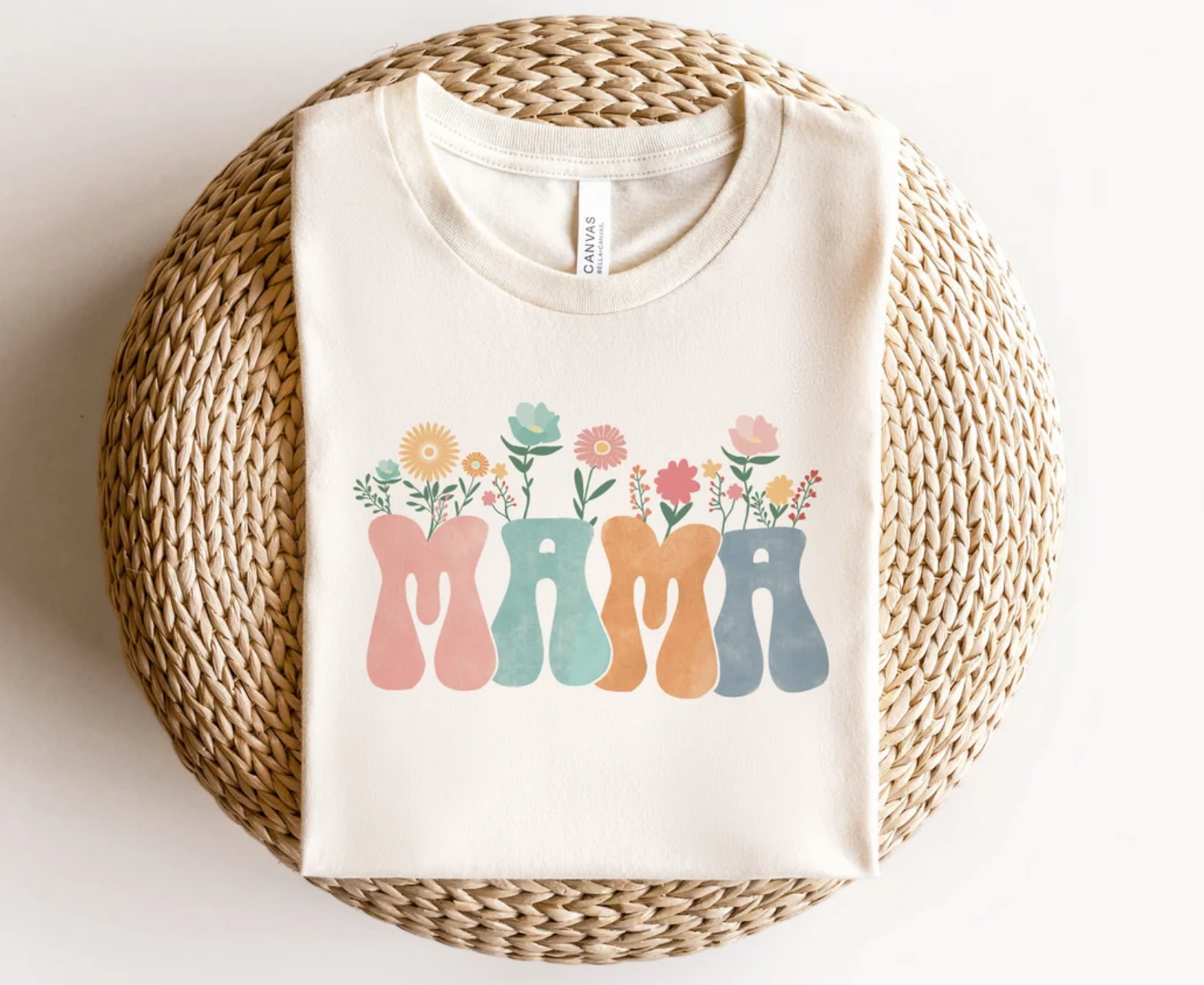 Mama Retro Floral DTF