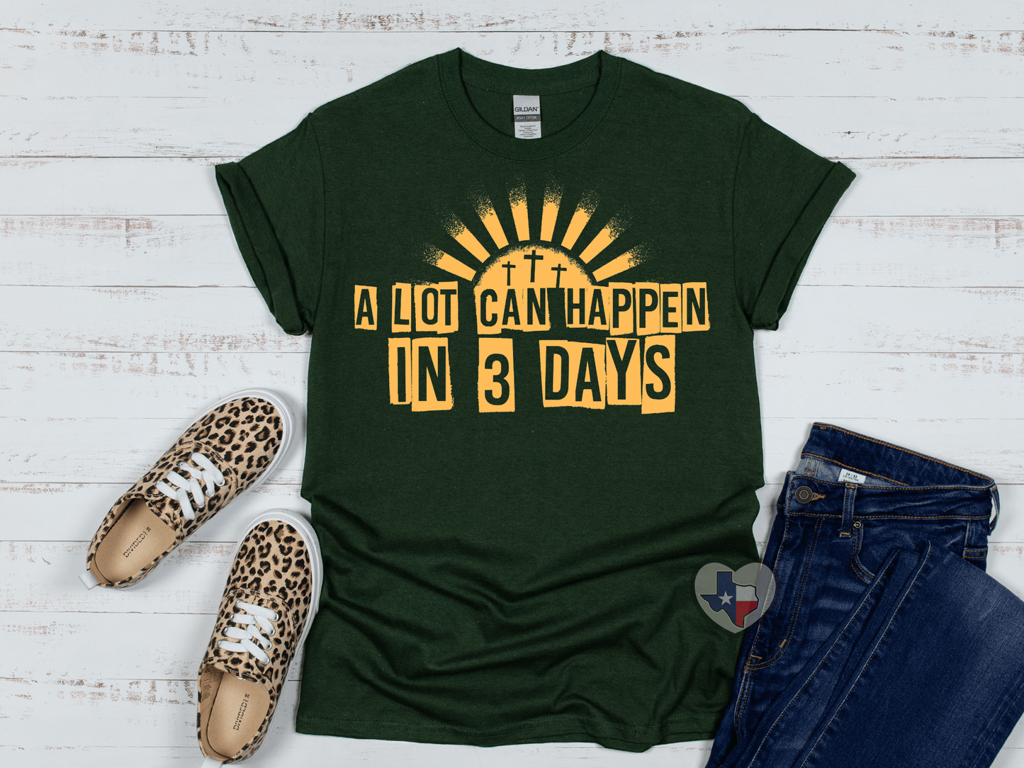 A Lot Can Happen In Three Days (Yellow Gold) *EXCLUSIVE* DTF