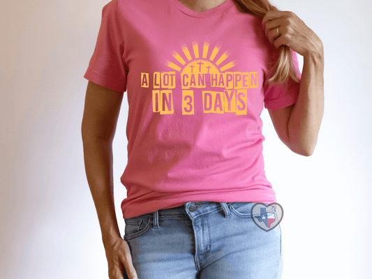 A Lot Can Happen In Three Days (Yellow Gold) *EXCLUSIVE* DTF