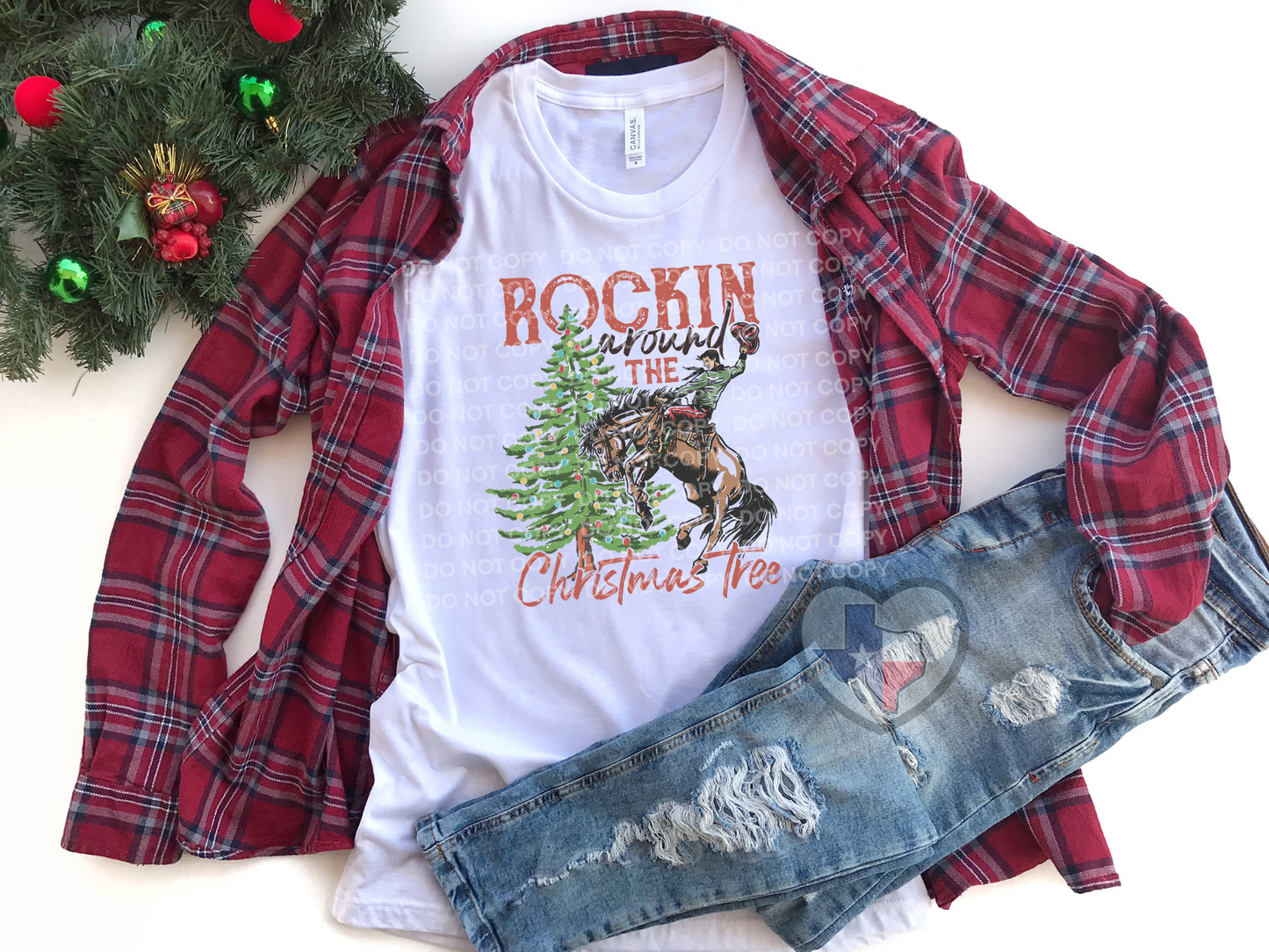 Rockin' Around the Christmas Tree DTF