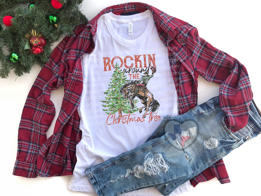 Rockin' Around the Christmas Tree DTF