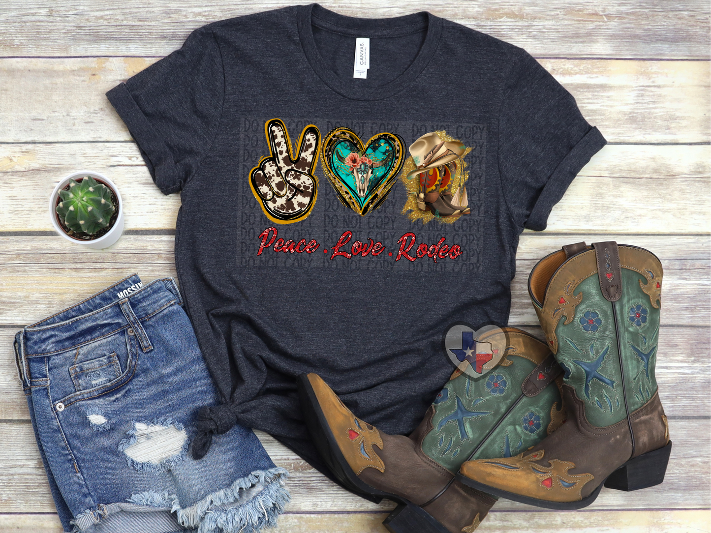 Peace Love Rodeo DTF