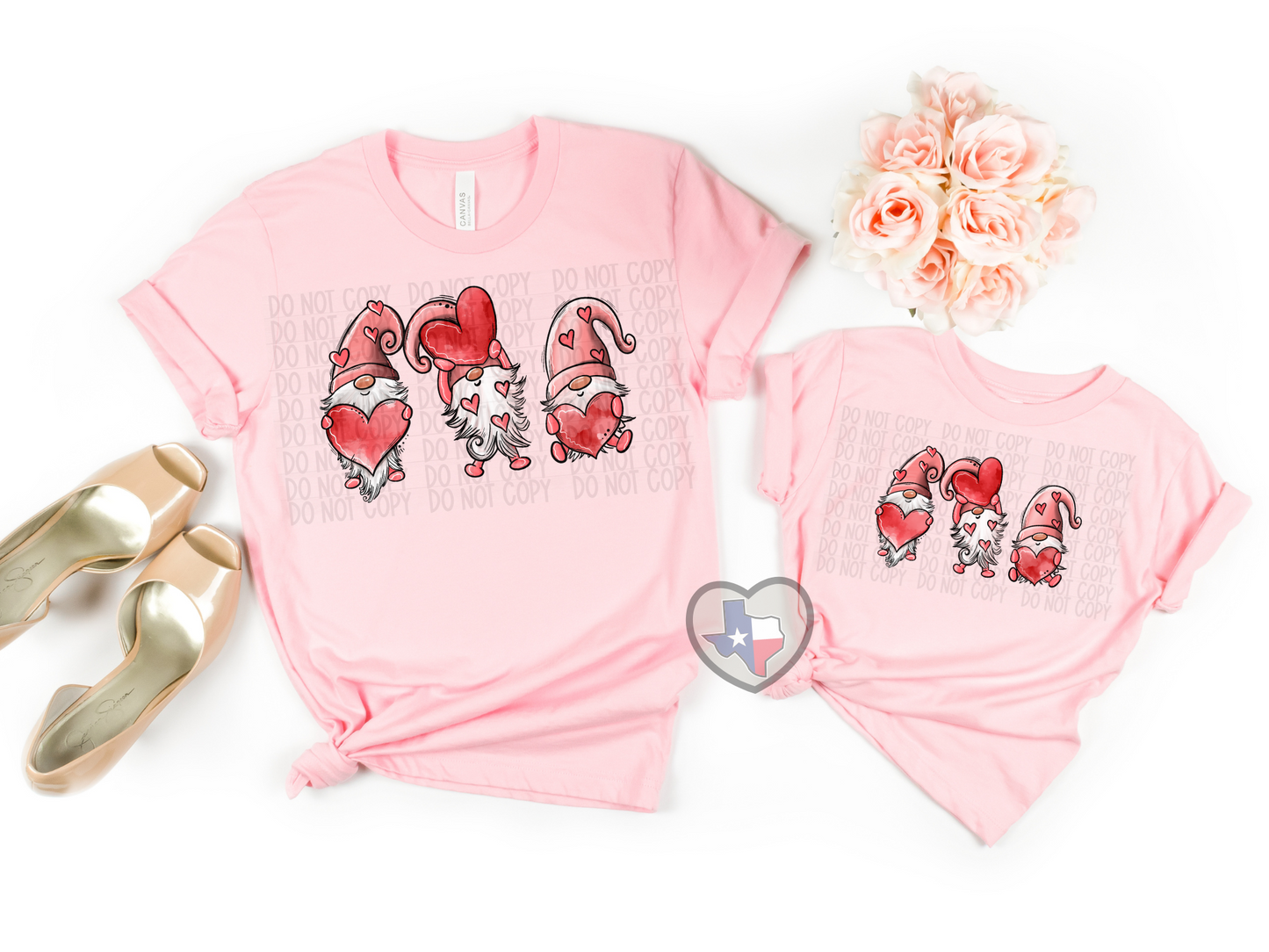 Valentines Gnomes DTF