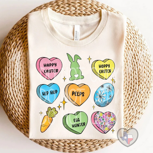 Easter Conversation Hearts DTF