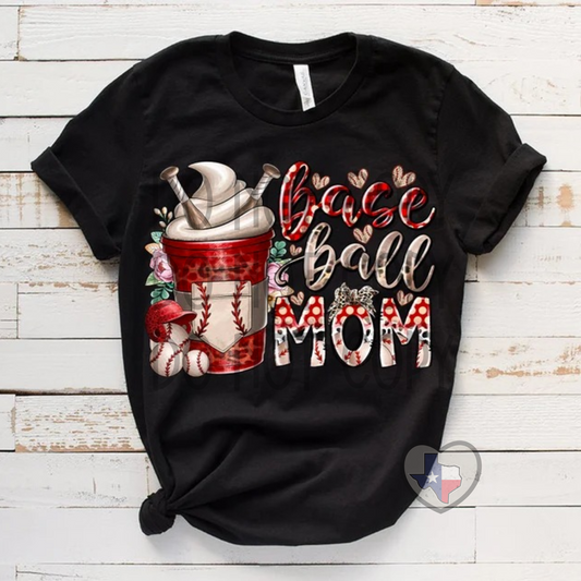 Baseball Mom (Coffee) DTF