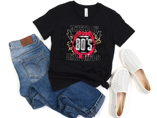 80s Hair Bands DTF