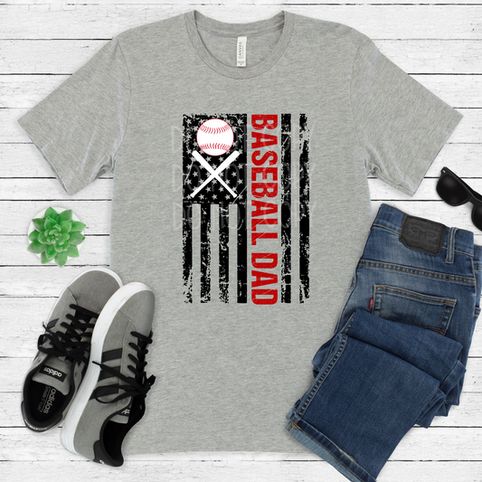 Baseball Dad (Black Flag) DTF