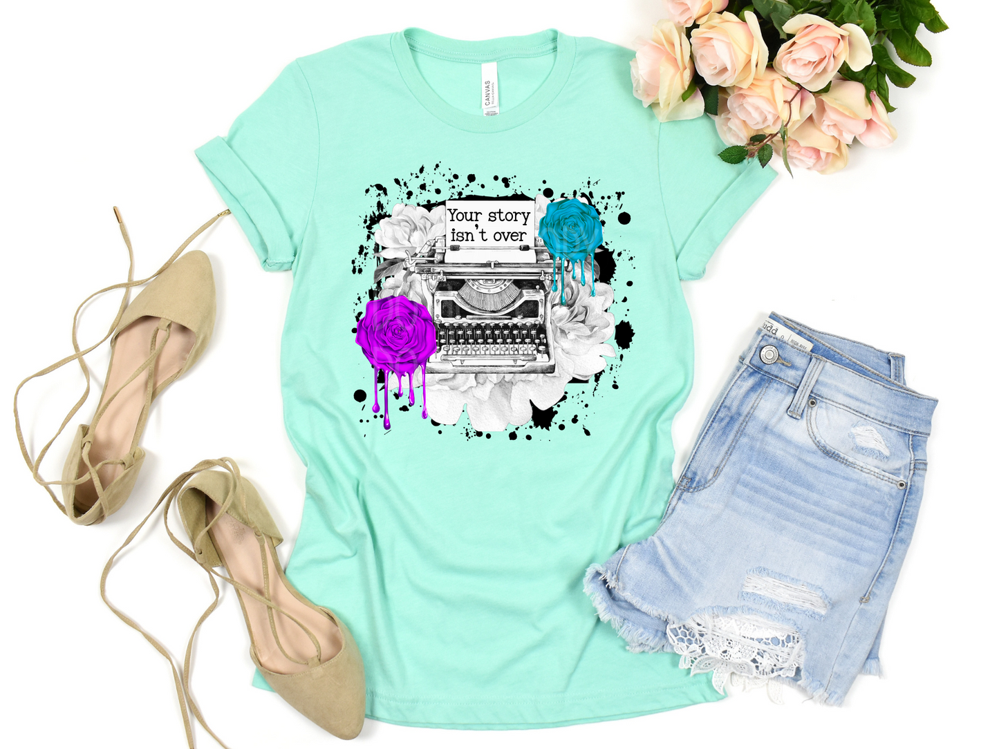 Your Story Isn't Over Splatter DTF