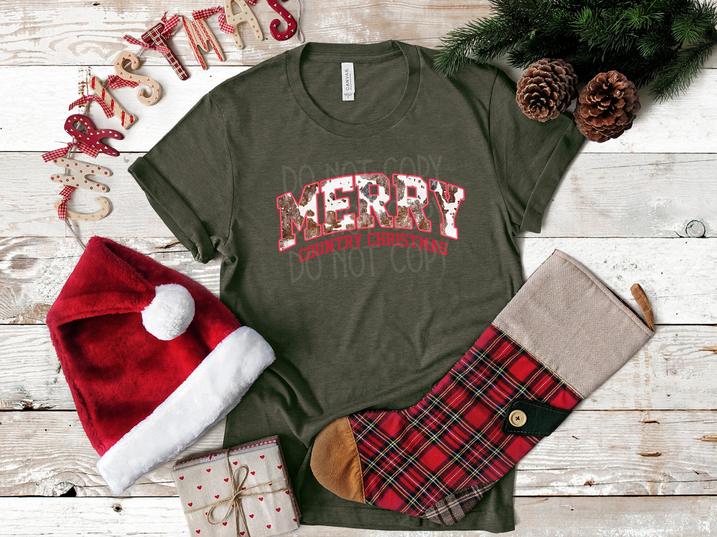 Merry Country Christmas DTF