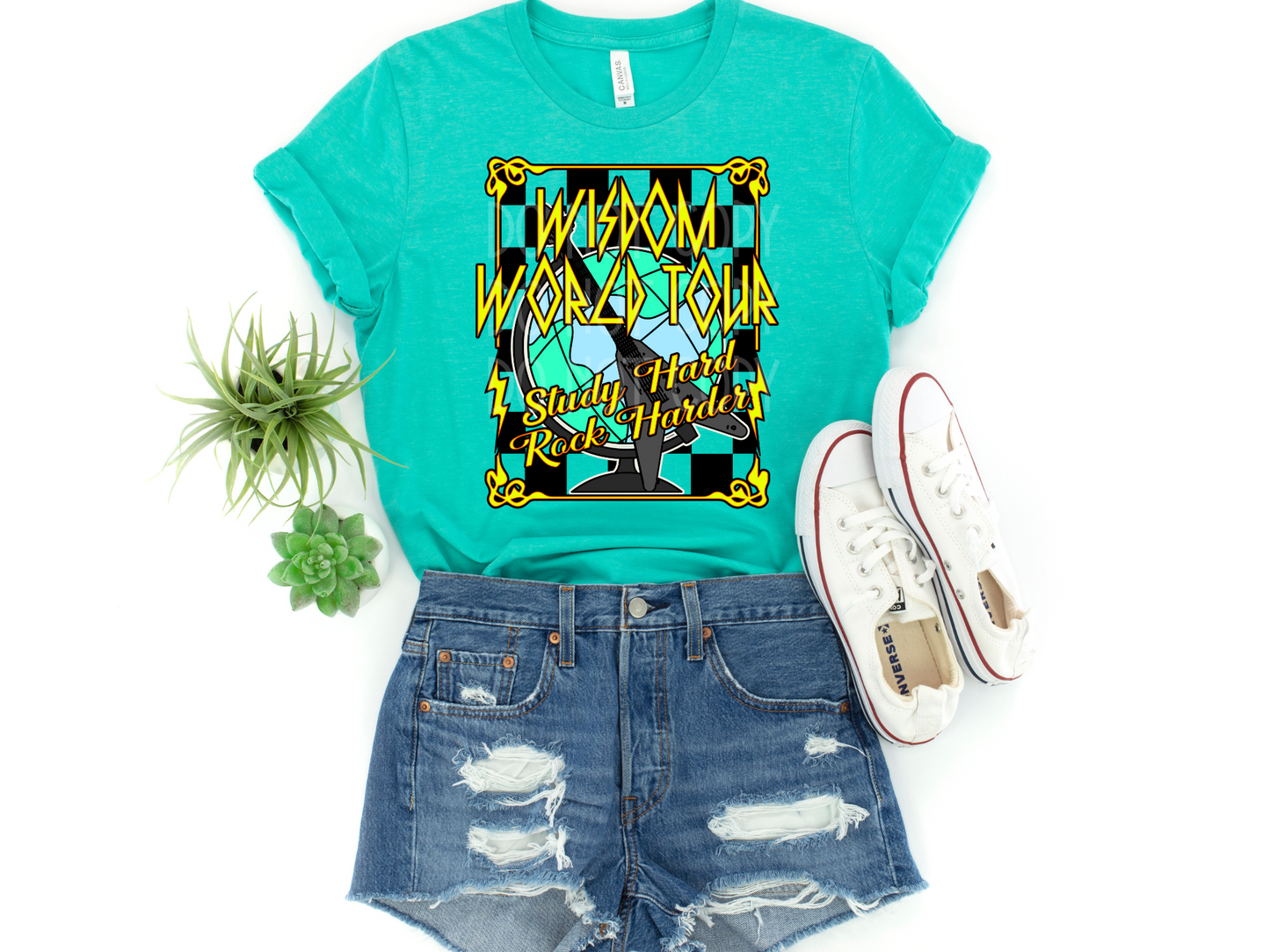 Wisdom World Tour (Green) DTF