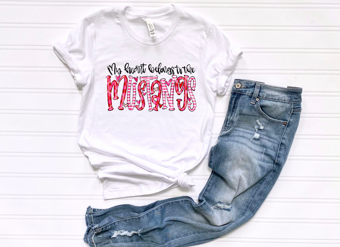 My Heart Belongs to the Mustangs DTF