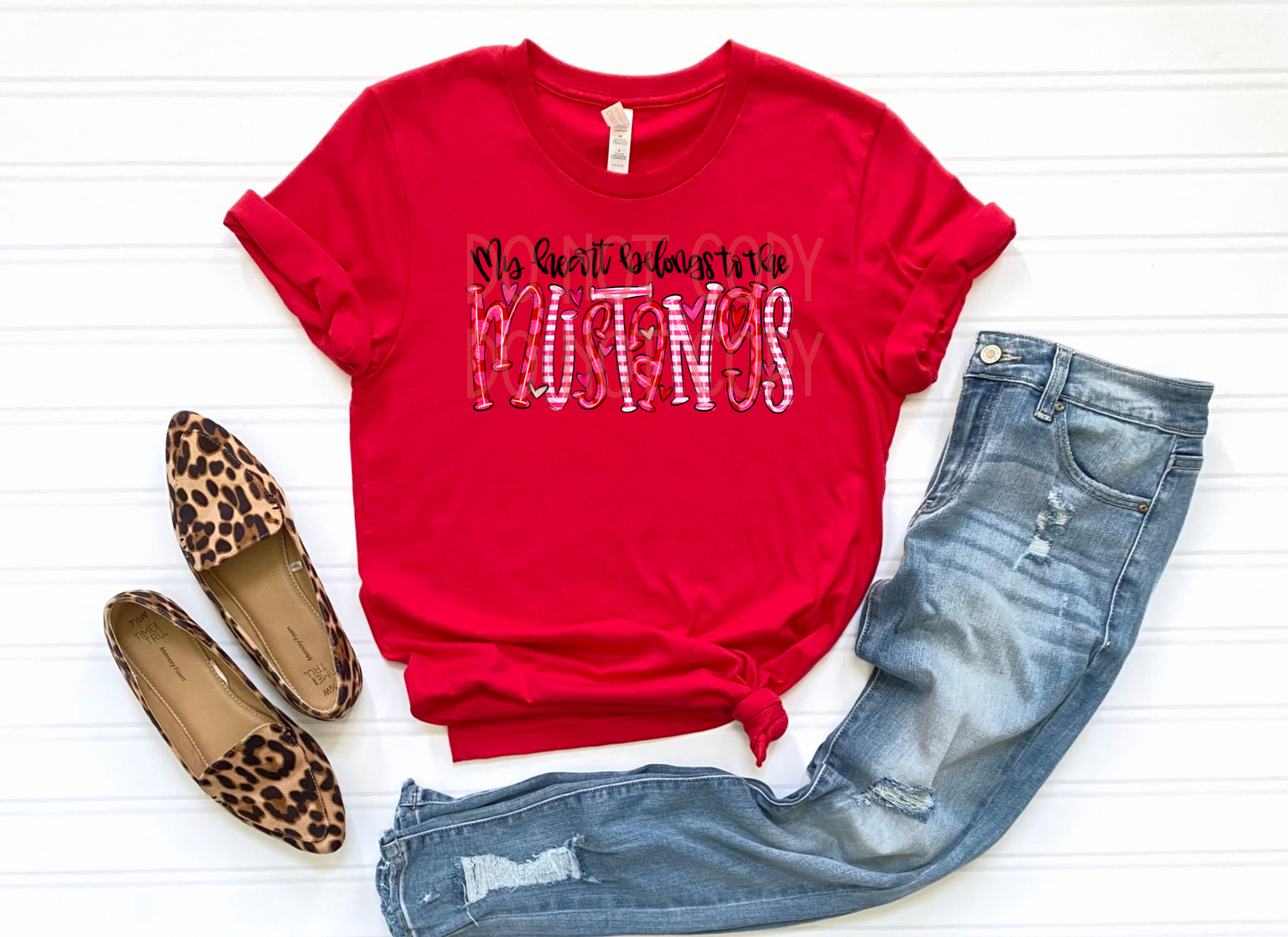 My Heart Belongs to the Mustangs DTF