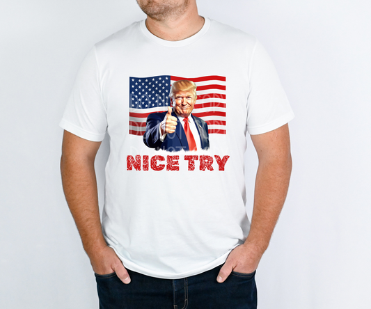 Never Back Down/Trump DTF | NICE TRY