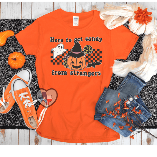 Here to Get Candy From Strangers DTF