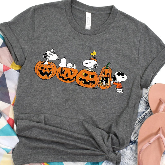 Pumpkin Peanuts Dog DTF