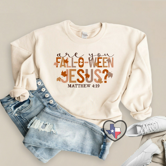 Are You Fall-O-Ween Jesus DTF Transfers