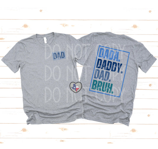 Dad of Both SET DTF