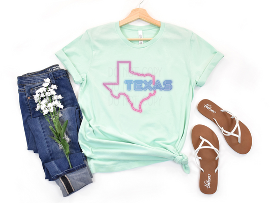 Neon Texas DTF