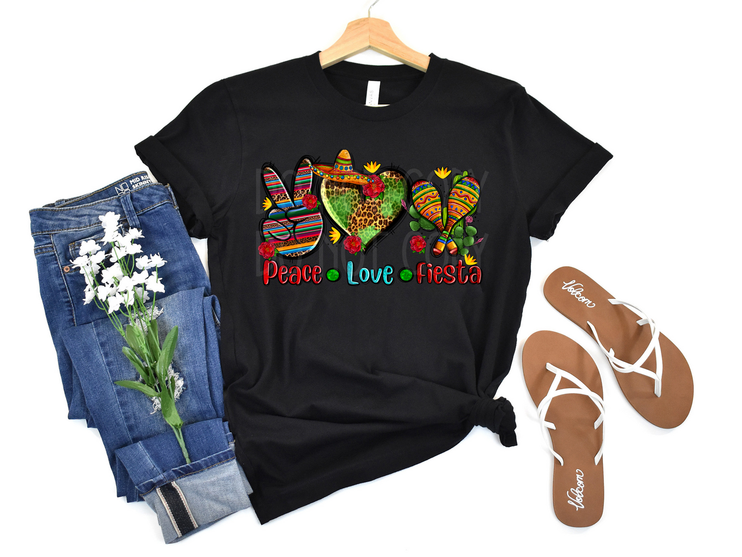 Peace Love Fiesta DTF
