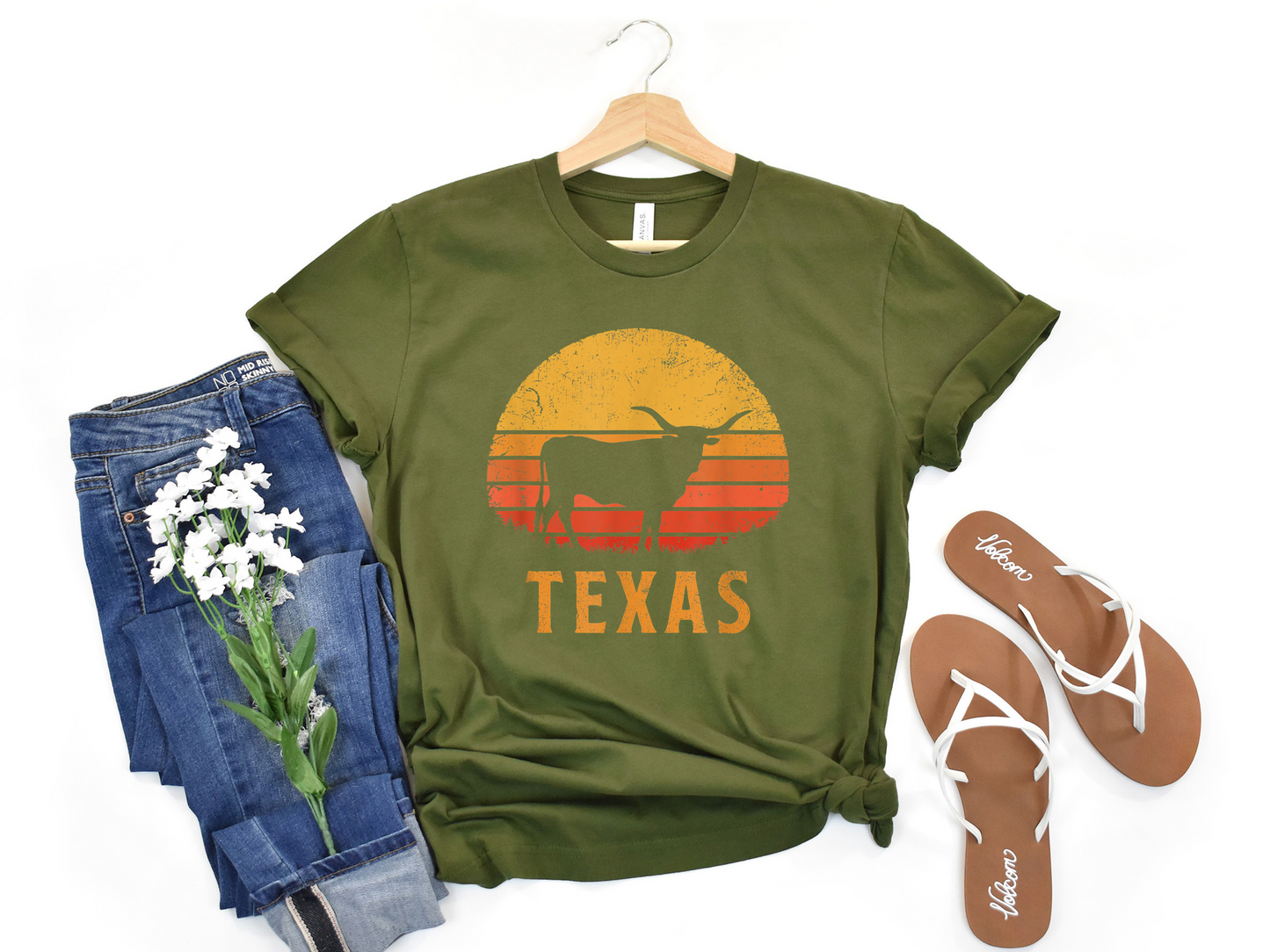 Texas Longhorn DTF