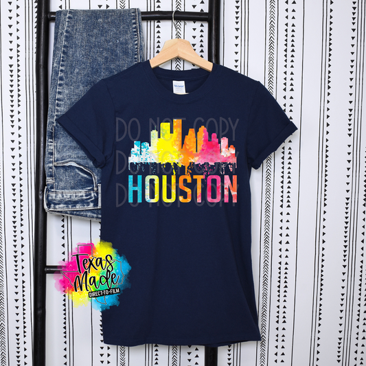 City of Houston Skyline DTF
