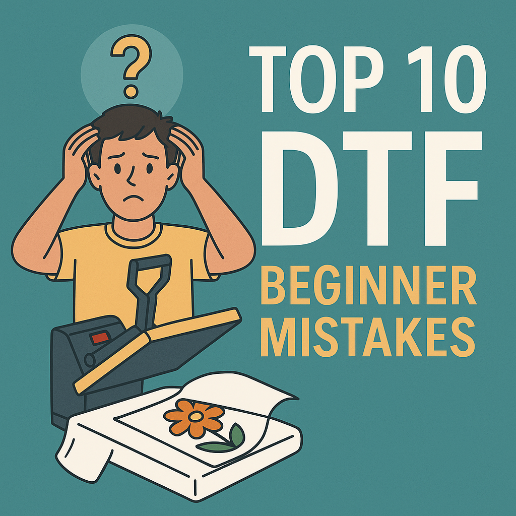 10 Common DTF Beginner Mistakes (and How to Fix Them)