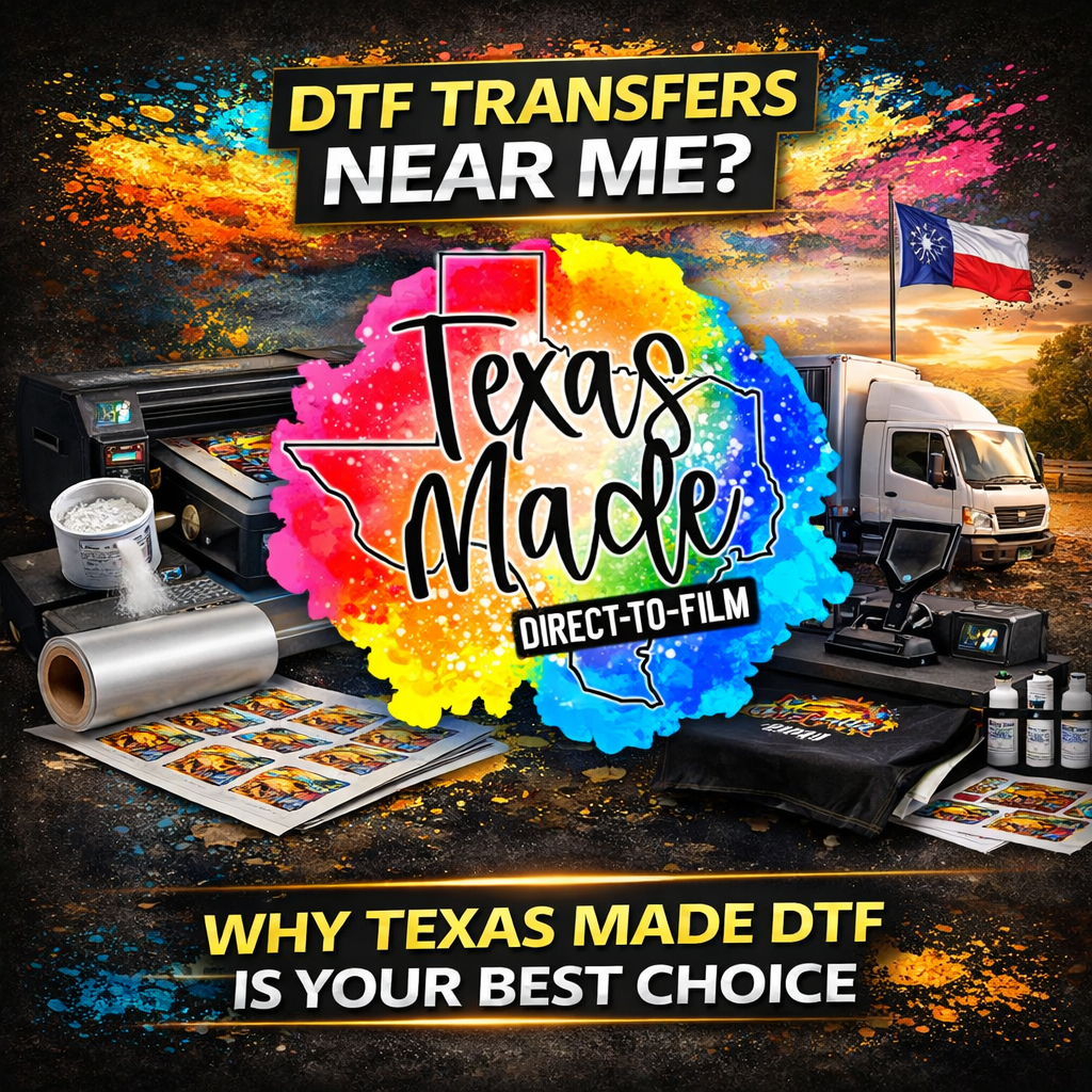 DTF Transfers Near Me: Why Texas Made DTF Is Your Best Choice