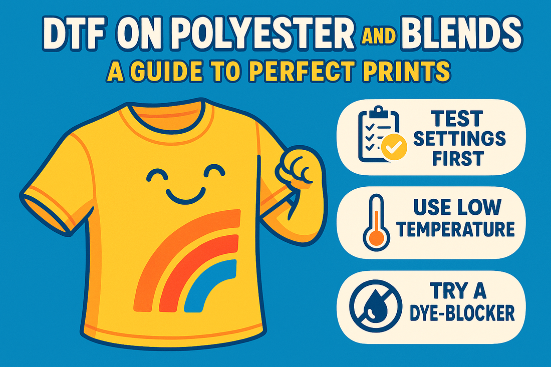 DTF on Polyester and Blends: A Guide to Perfect Prints