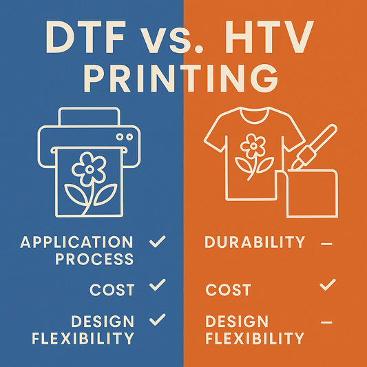 DTF vs. HTV Printing: Key Similarities and Differences Explained