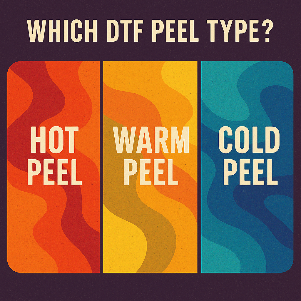 Hot vs. Cold Peel DTF: What's the Difference?