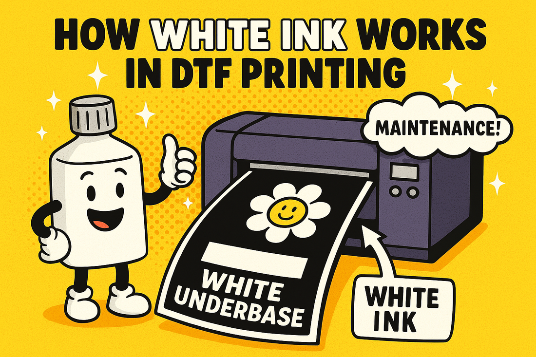 How White Ink Works in DTF Printing: A Complete Guide