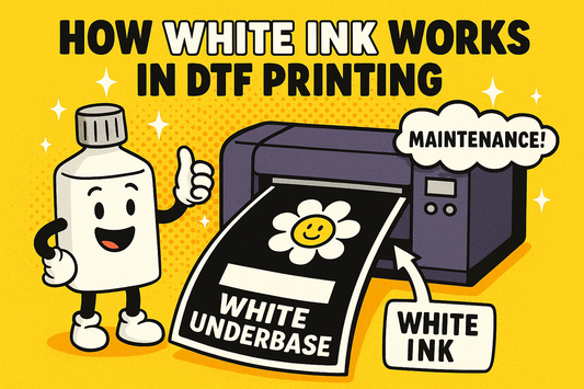 How White Ink Works in DTF Printing: A Complete Guide