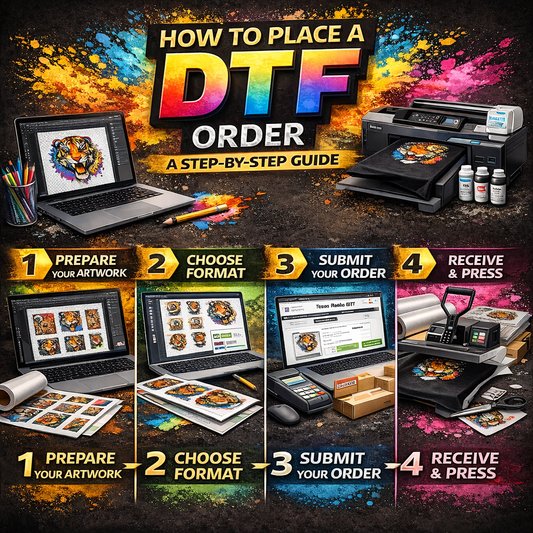 How to Place a DTF Order: A Step-by-Step Guide