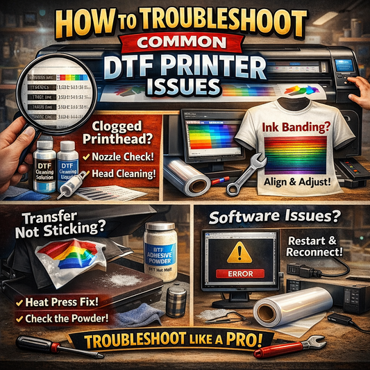 How to Troubleshoot Common DTF Printer Issues