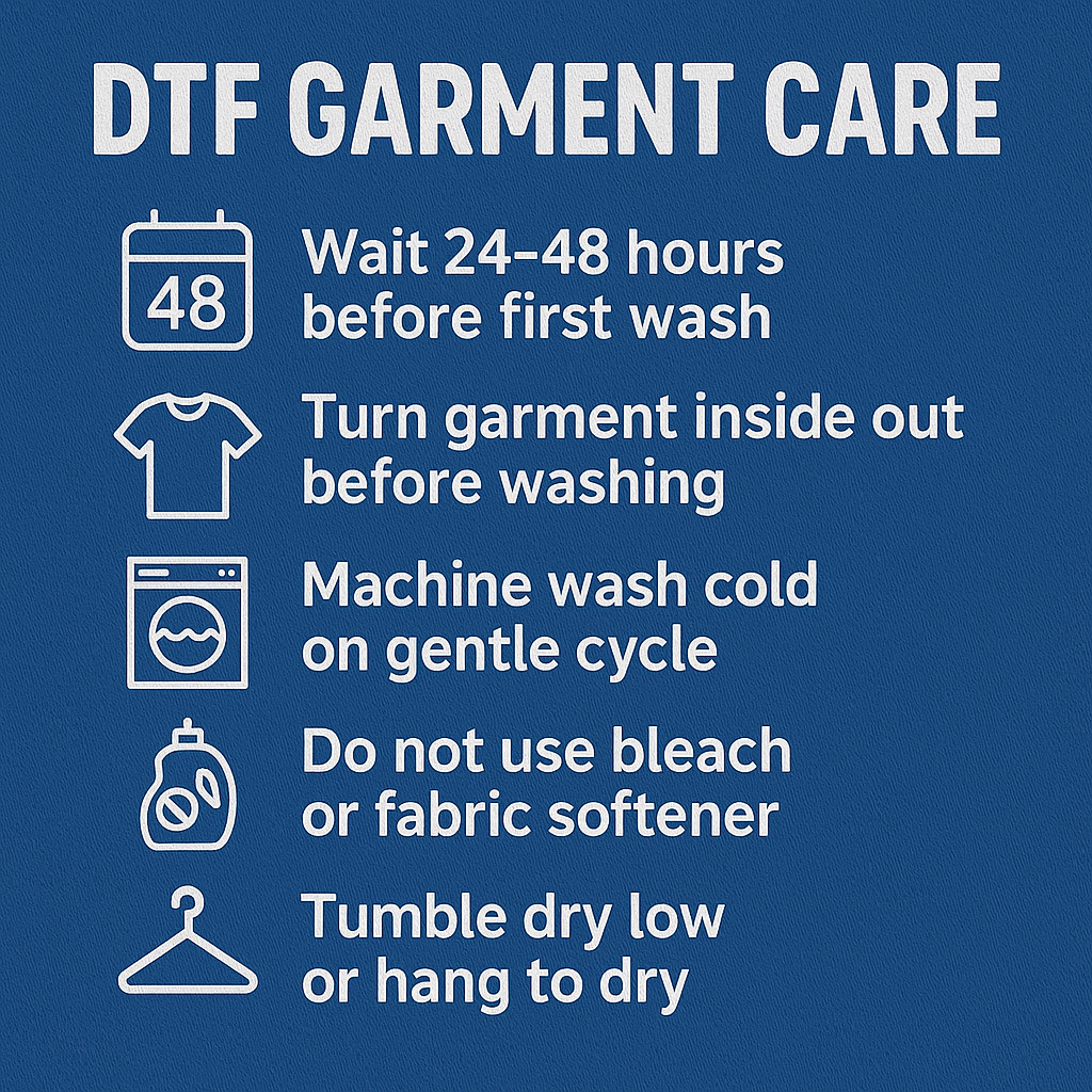 How to Wash DTF Shirts and Garments to Make Prints Last